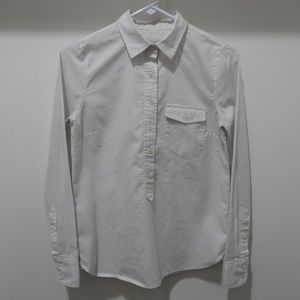 J. Crew Color-fleck Popover Shirt Size 2